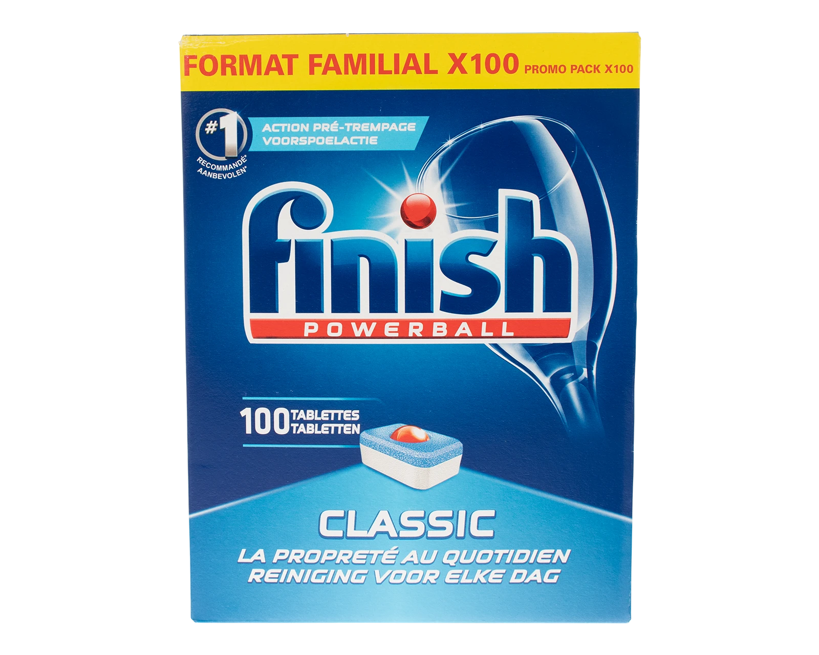 Finish Powerball Classic  Vaatwas Tabletten 100's